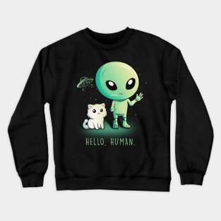 Alien - Hello Human Crewneck Sweatshirt